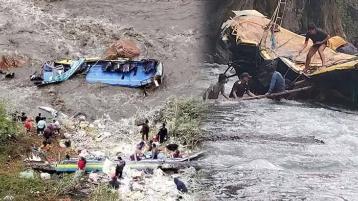 Puno: al menos 20 fallecidos deja caída de bus al río Inambari